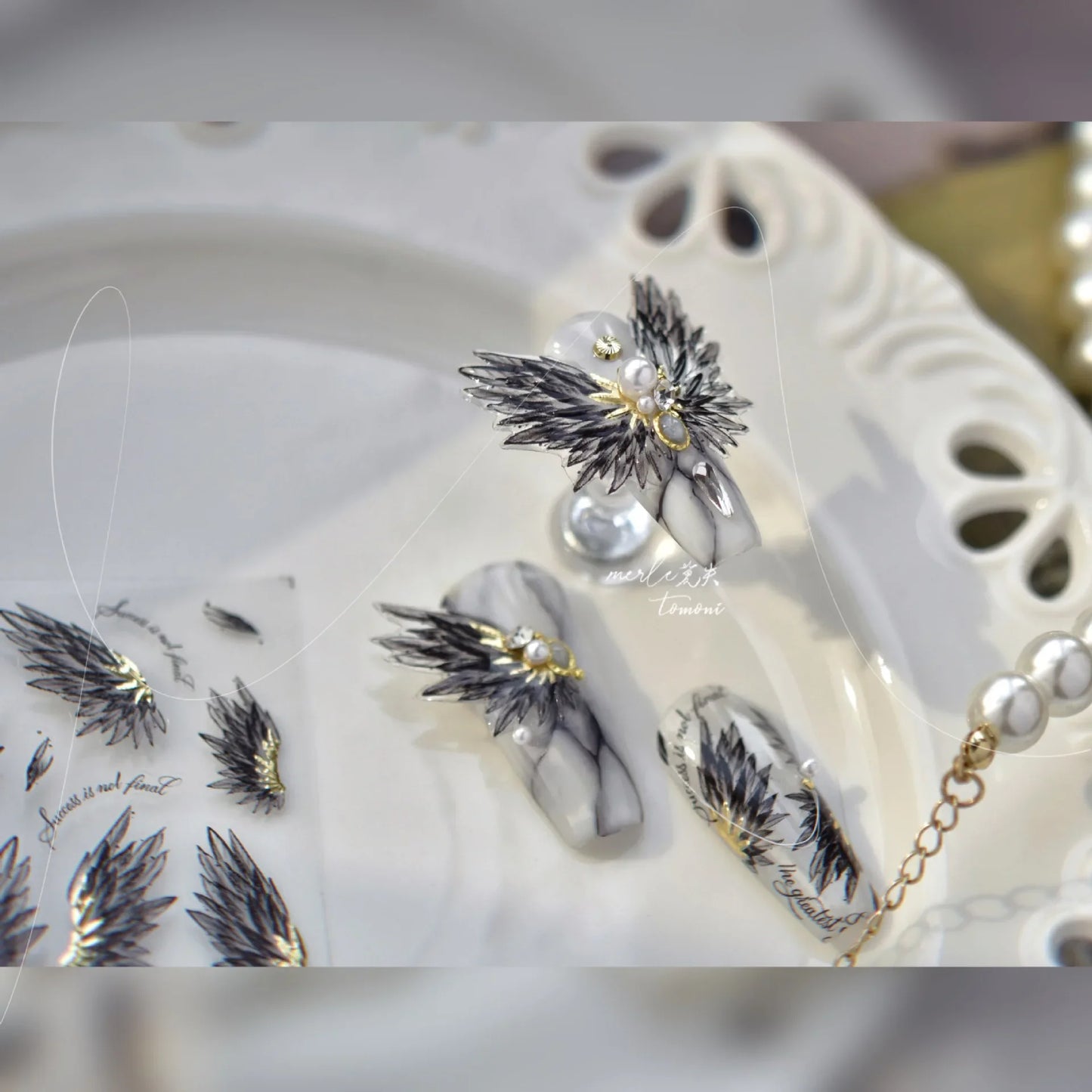 Magische Flügel – 5D Nail Sticker