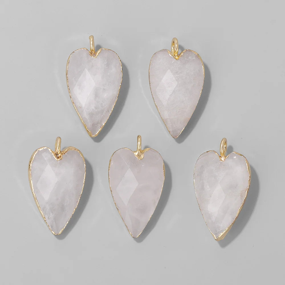 Herzanhänger aus Rosenquarz – zauberhaftes Schmuckstück - sunny.side-Productions