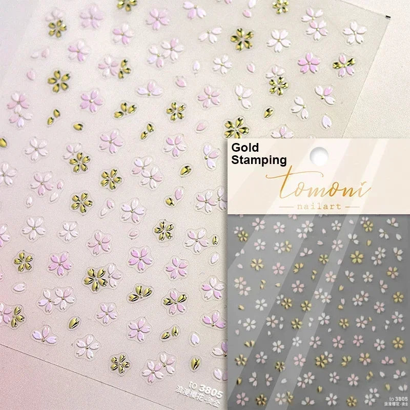 Nail Sticker – Blumen & Kirschblüten