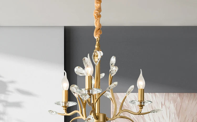 Kristall-Kronleuchter – nordisches Design