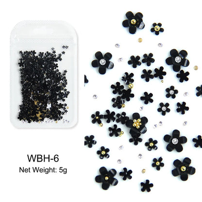 Acryl-Blumen Nail Art