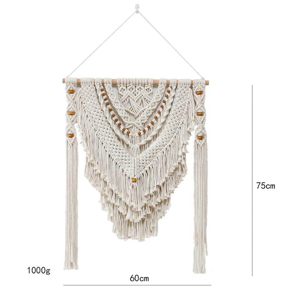 Makramee-Wandteppich – Boho-Ästhetik