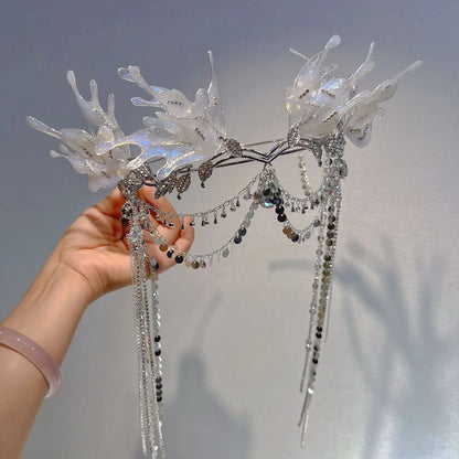 Elegante Kristall-Haarkrone