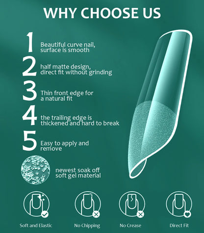 Fullcover Press-On Tips – Deine Form, dein Look - sunny.side-Productions