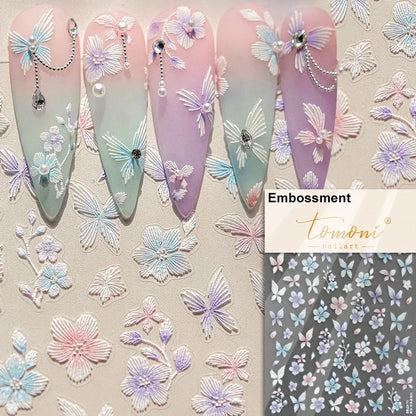 Nail Sticker – Blumen & Kirschblüten