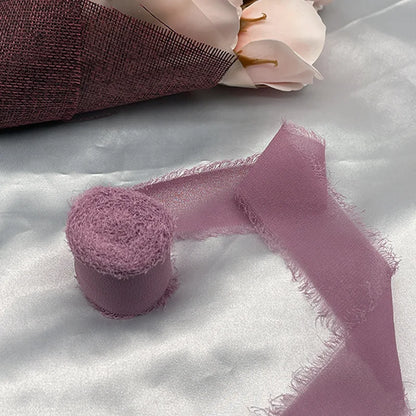 Chiffonband – Elegante Weihnachtsdeko