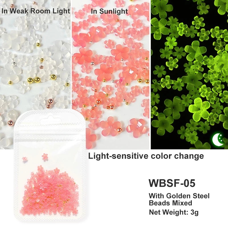 Acryl-Blumen Nail Art