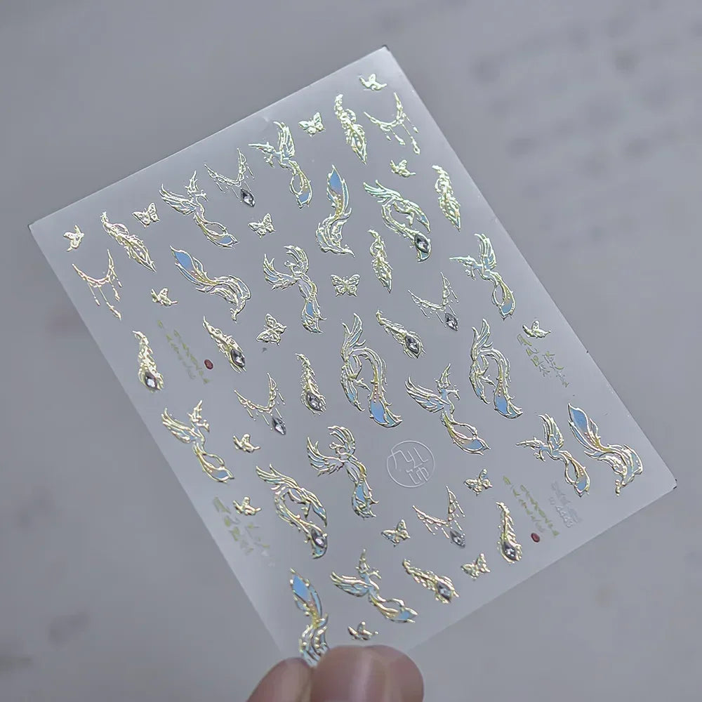 Magische Flügel – 5D Nail Sticker