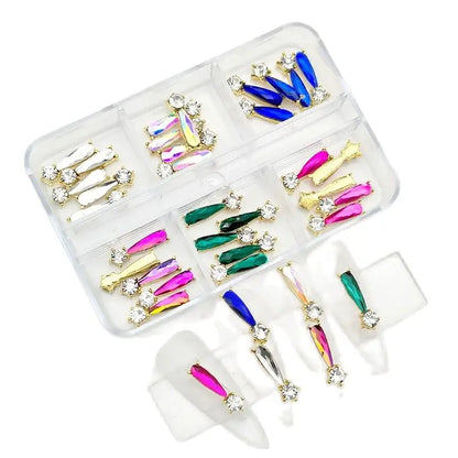 Nail Charms – Glitzernde Strass-Deko