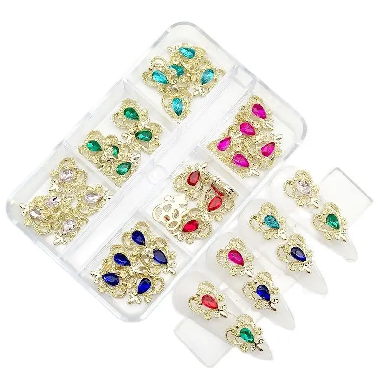 Nail Charms – Glitzernde Strass-Deko