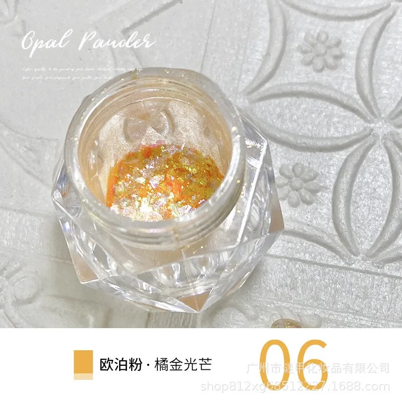 Nail Glitter – Schimmernde Wolken