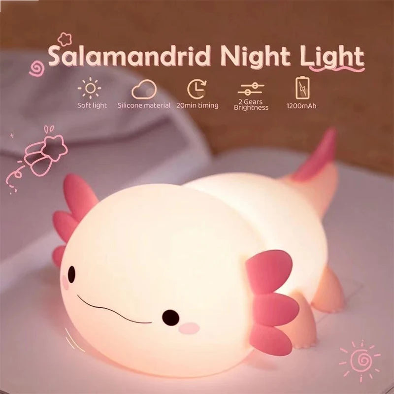 Axolotl-Nachtlicht - sunny.side-Productions