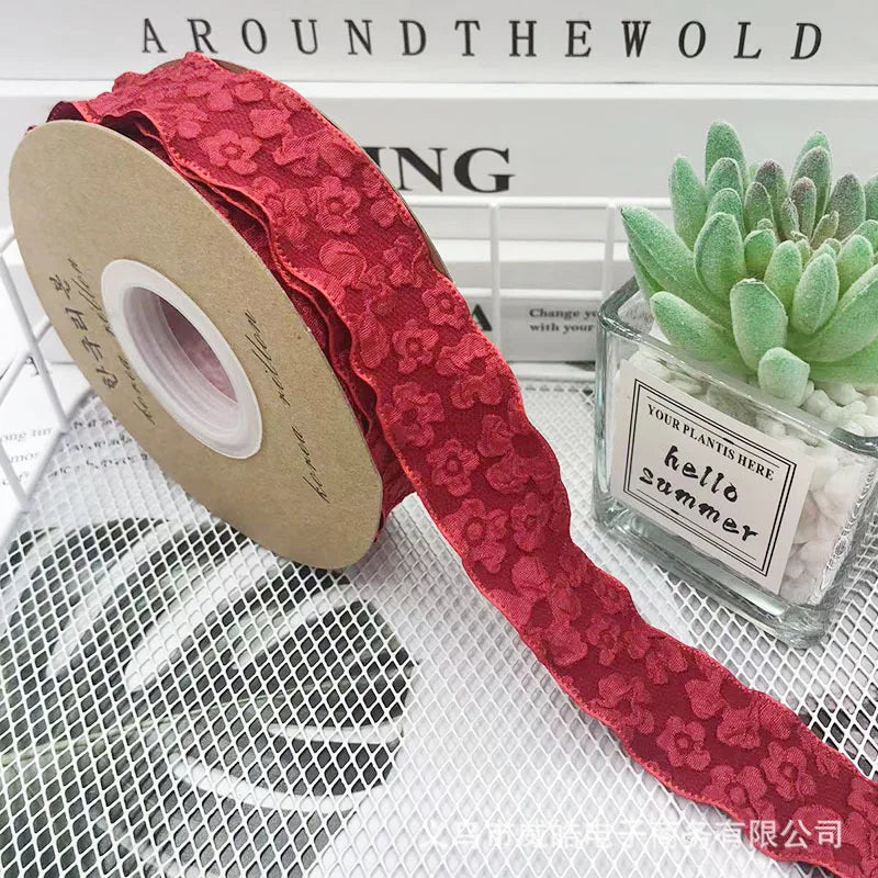 Wellenrandband – Festliche Weihnachtsdekoration