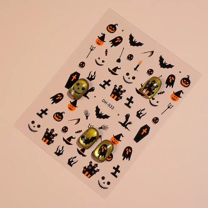 Halloween Nail Sticker – Dark Edition