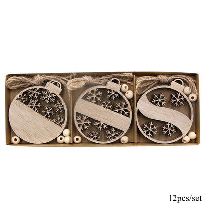 Weihnachten Anhänger – Schneeflocken Kugelform