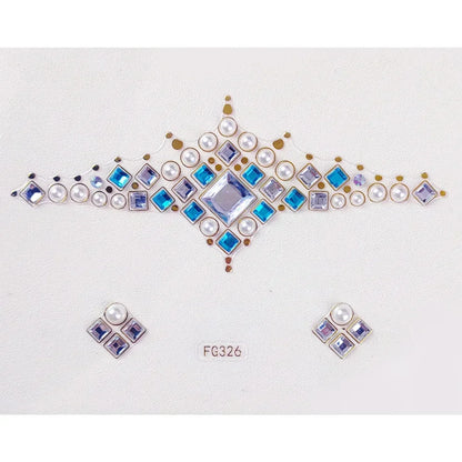 Face Gems Tattoo – Festival-Vibes