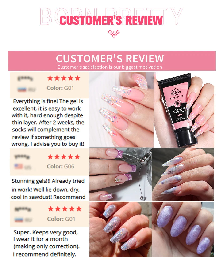 Poly-Gel Set – flexible Nagelverlängerung