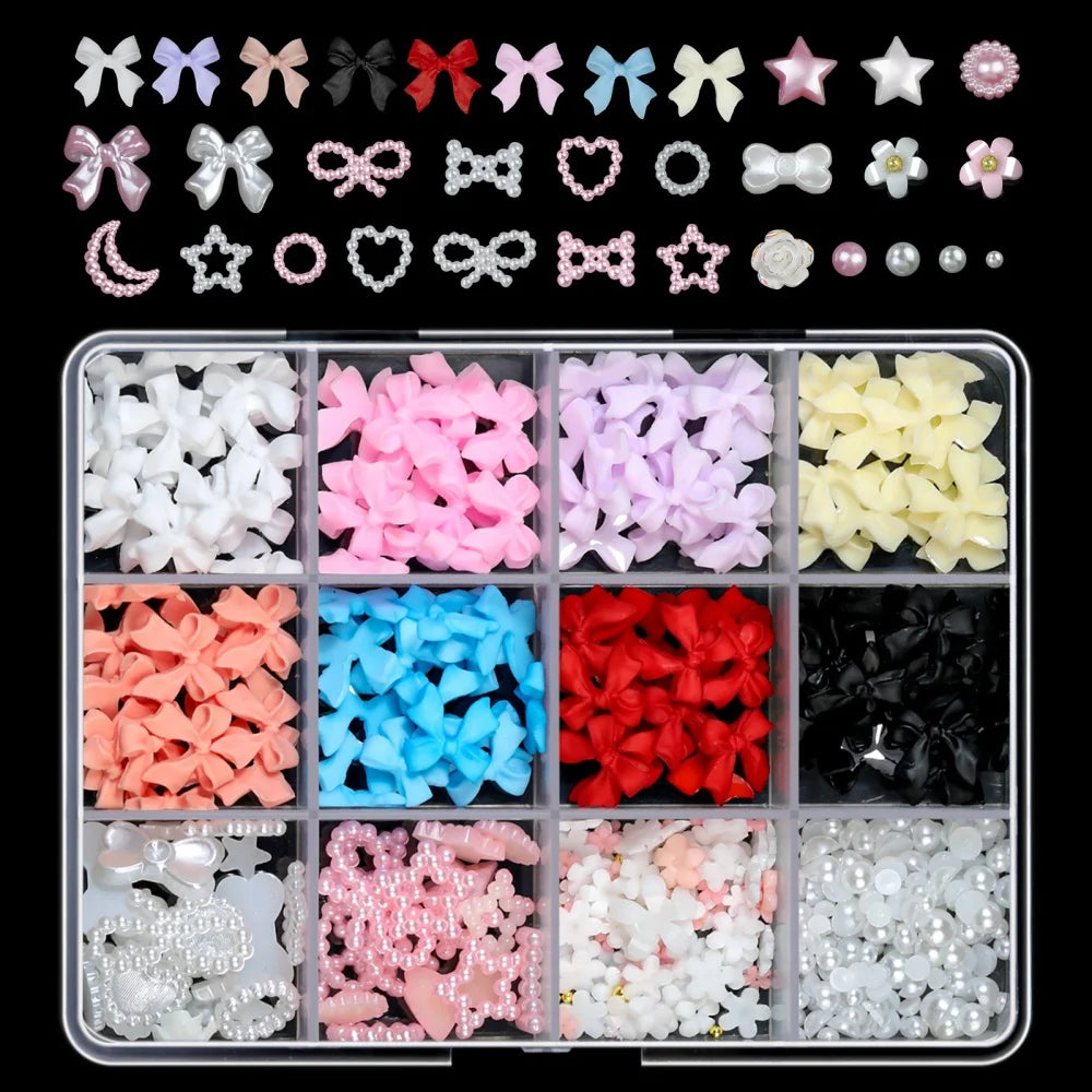 Set Nail Charms – edler 3D Glanz