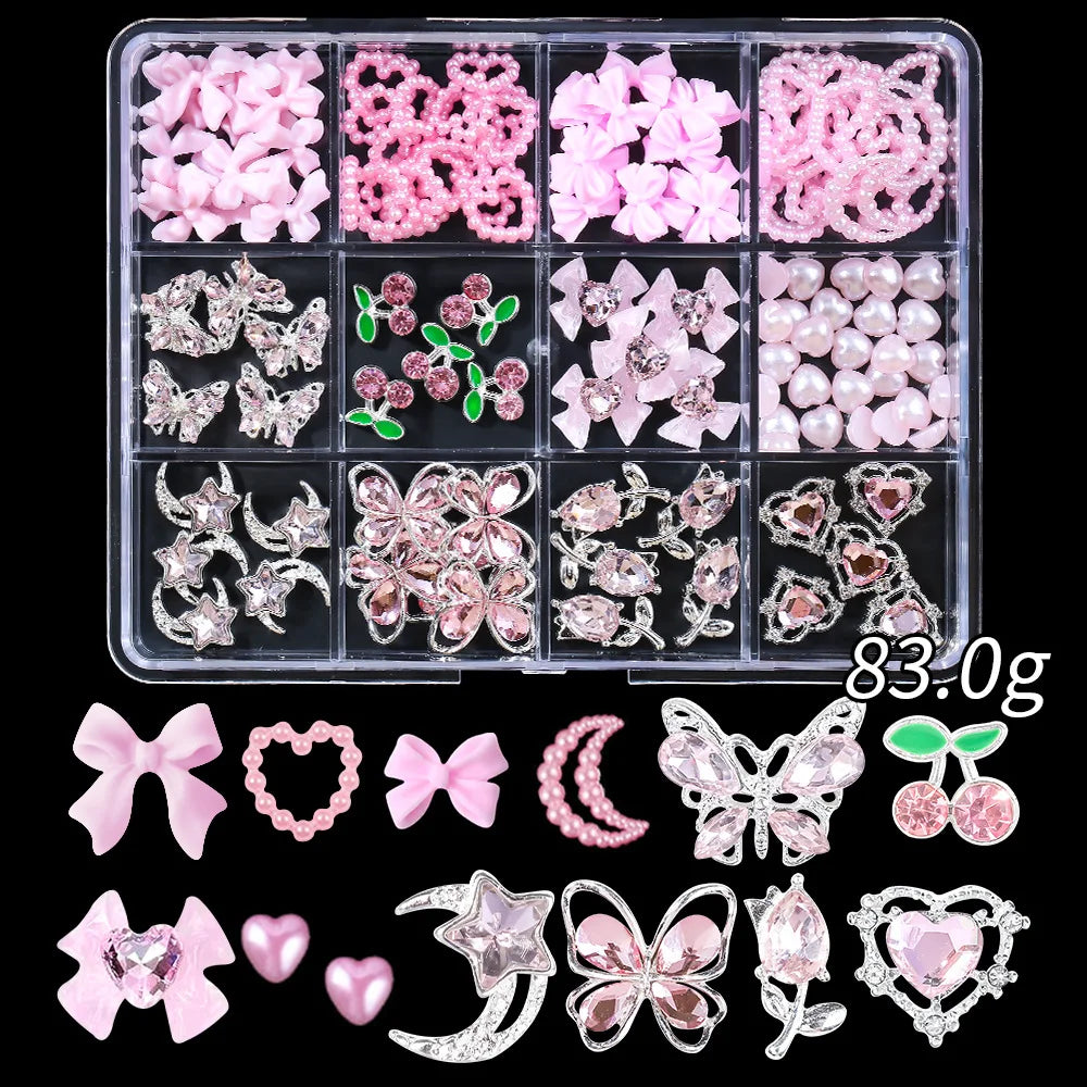 Set Nail Charms – edler 3D Glanz