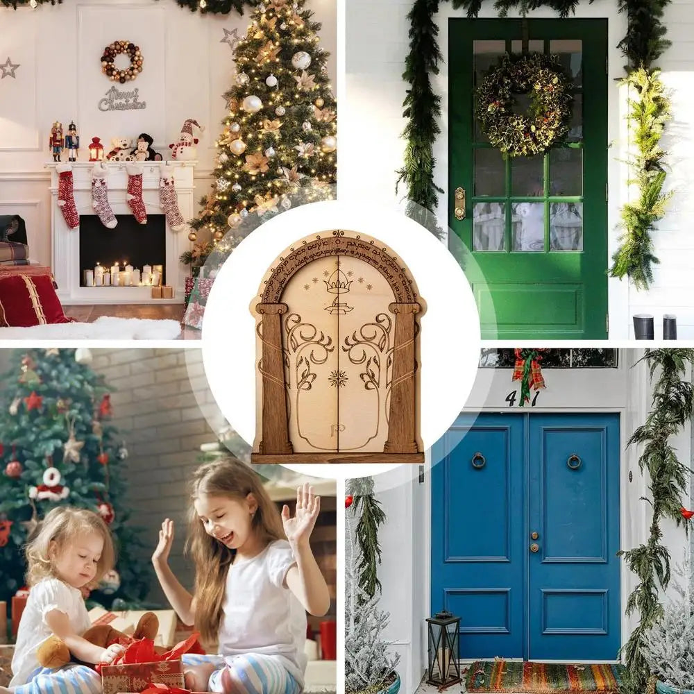 Wichteltür Miniatur – Dekoration im Vintage-Stil