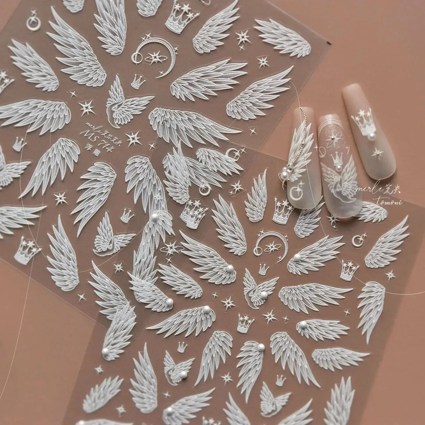 Magische Flügel – 5D Nail Sticker