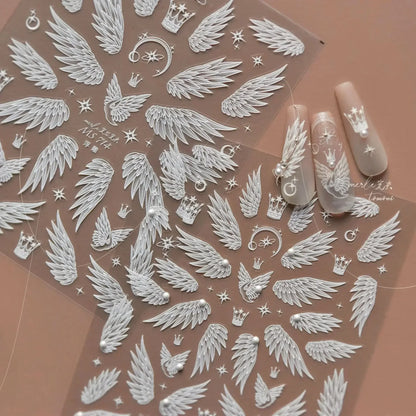 Magische Flügel – 5D Nail Sticker