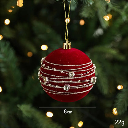 Weihnachtskugel – Samtige Eleganz