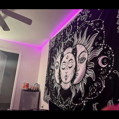 Boho-Wandteppich – Magie & Ruhe