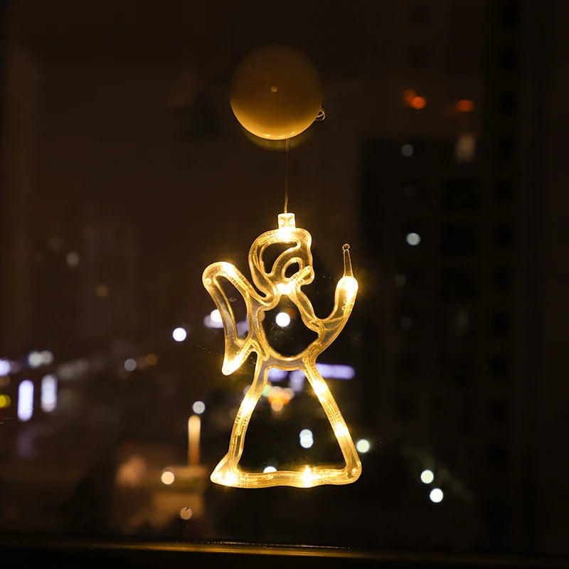 Leuchtende Weihnachtsmotive – Fensterlichter