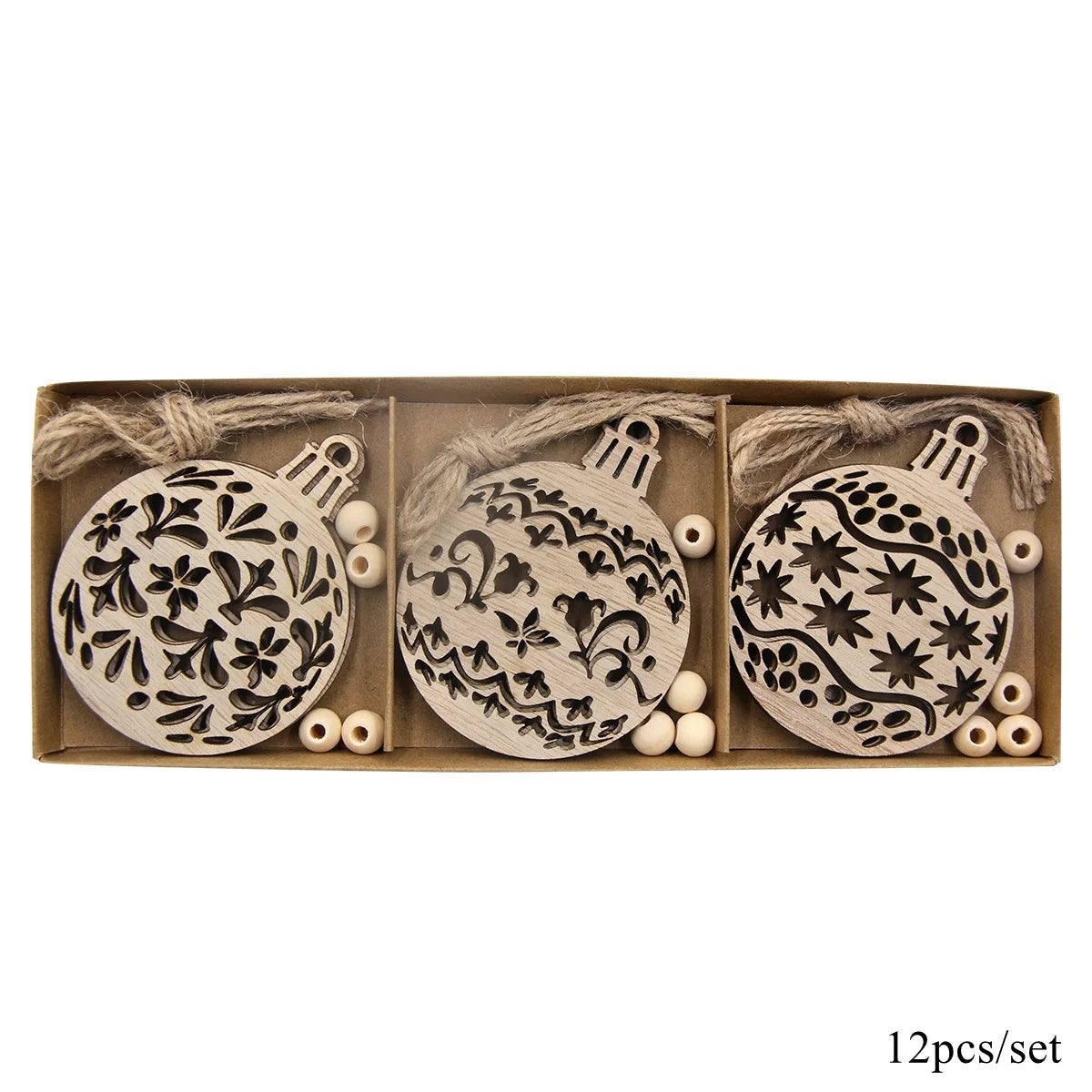 Weihnachten Anhänger – Schneeflocken Kugelform