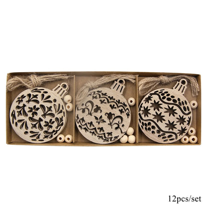 Weihnachten Anhänger – Schneeflocken Kugelform