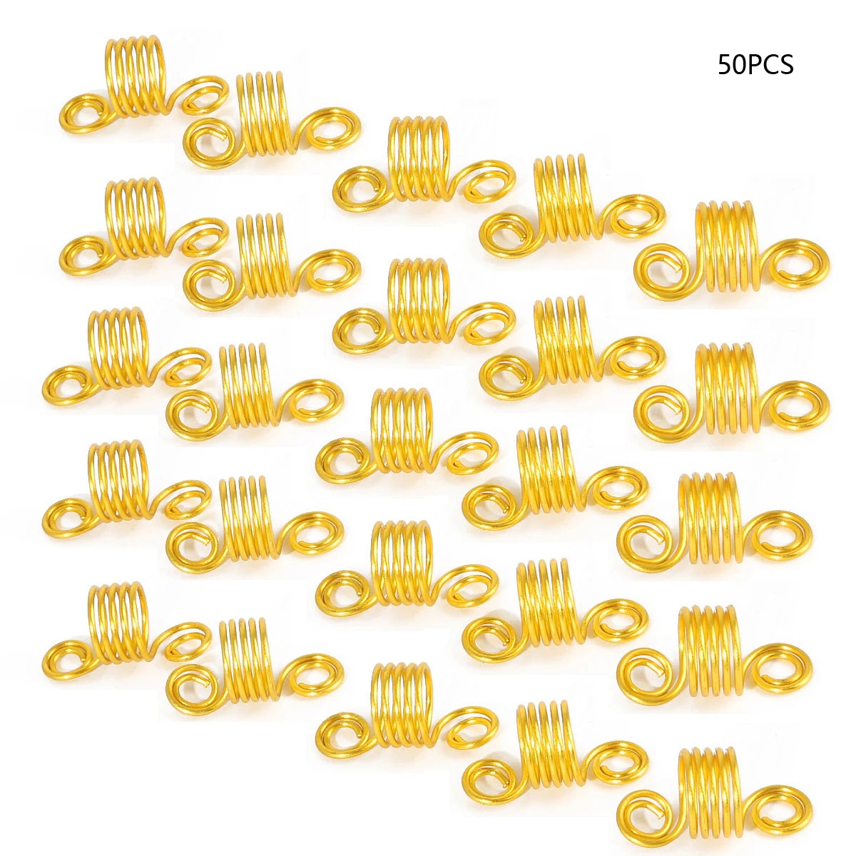 Festival-Haarschmuck – Dread-Perlen & Spiralen