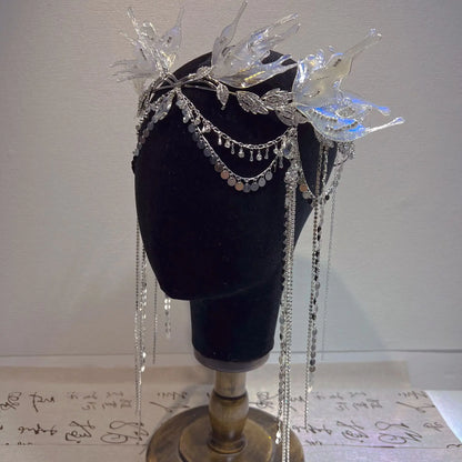 Elegante Kristall-Haarkrone