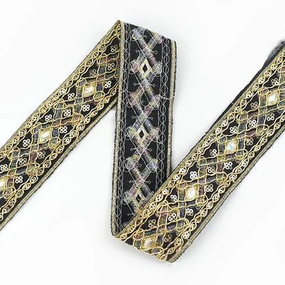 Brokat-Stickband – edles Highlight