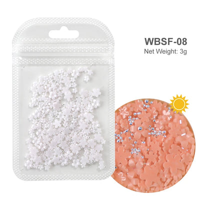 Acryl-Blumen Nail Art