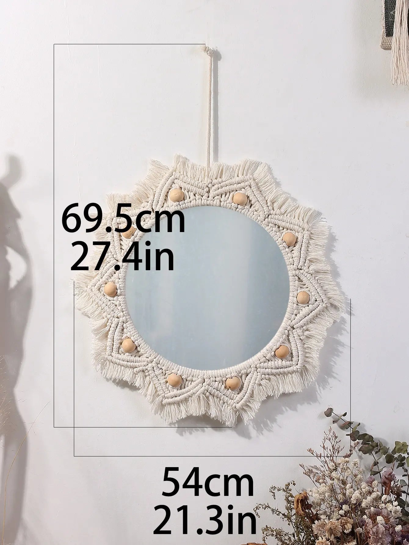 Boho-Makramee-Spiegel – Natürlichkeit trifft Sti