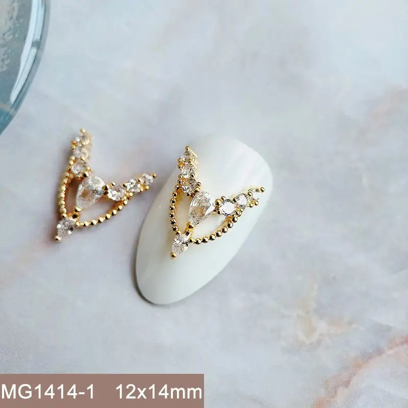 Nail Charms – eleganter Kristall-Look