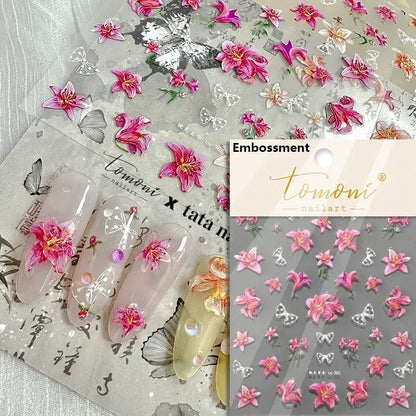 Nail Sticker – Blumen & Kirschblüten