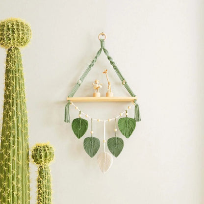 Makramee-Wandregal – Boho-Naturelook