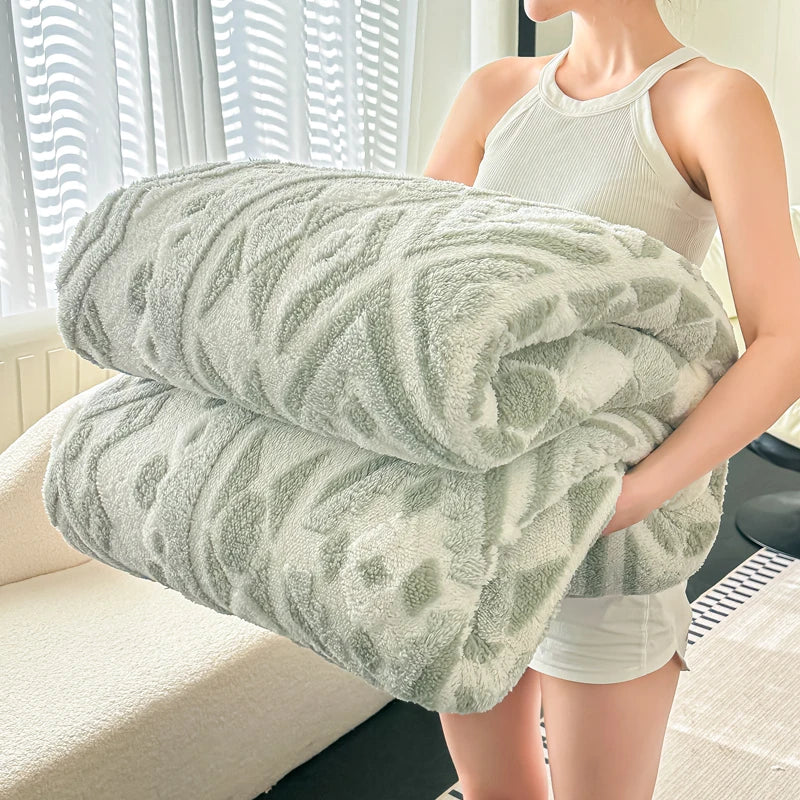 Boho-Fleece-Decke – Ruhe & Geborgenheit