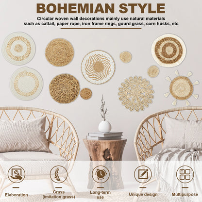 Wandkorb-Set – Natürlich & ausdrucksstark