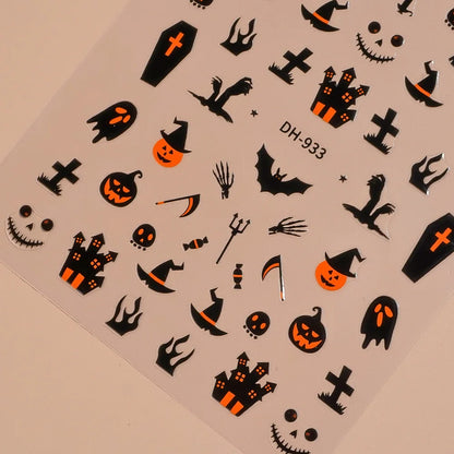 Halloween Nail Sticker – Dark Edition