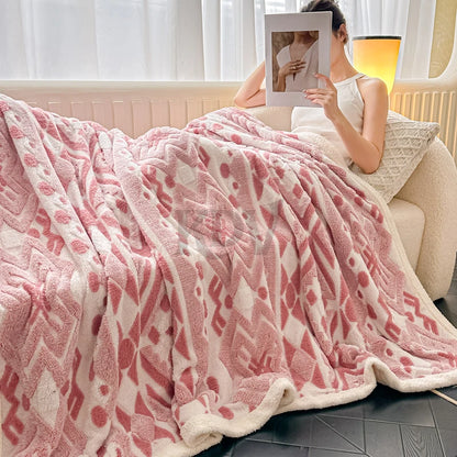 Boho-Fleece-Decke – Ruhe & Geborgenheit