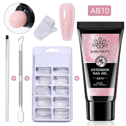 Poly-Gel Set – flexible Nagelverlängerung