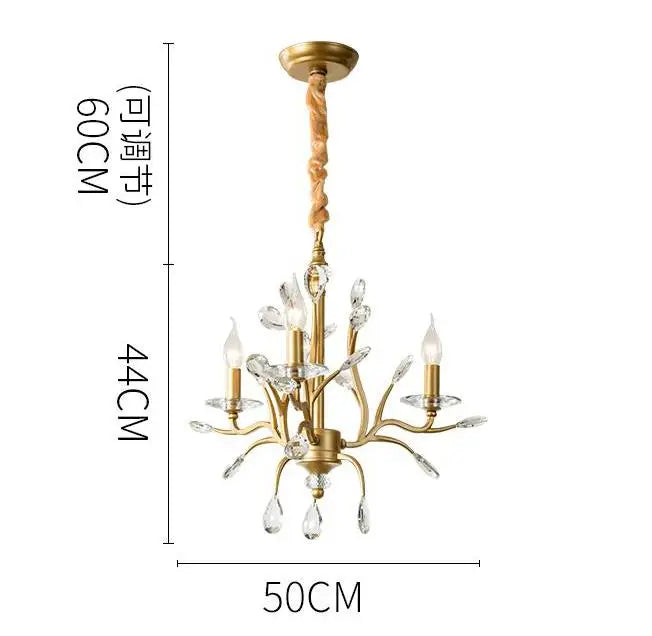 Kristall-Kronleuchter – nordisches Design