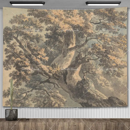 Vintage Aquarellkunst – Ruhe & Ästhetik