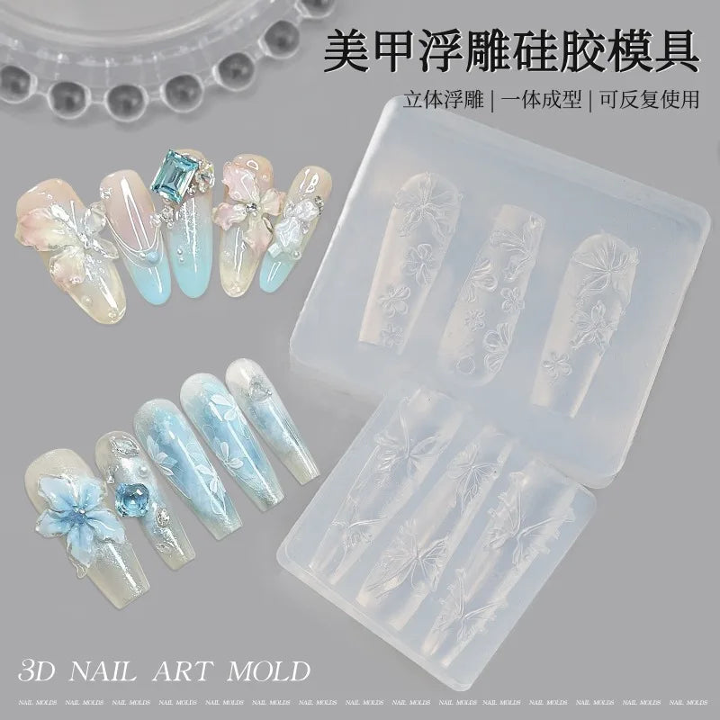 Nailart 3D-Silikonform - sunny.side-Productions