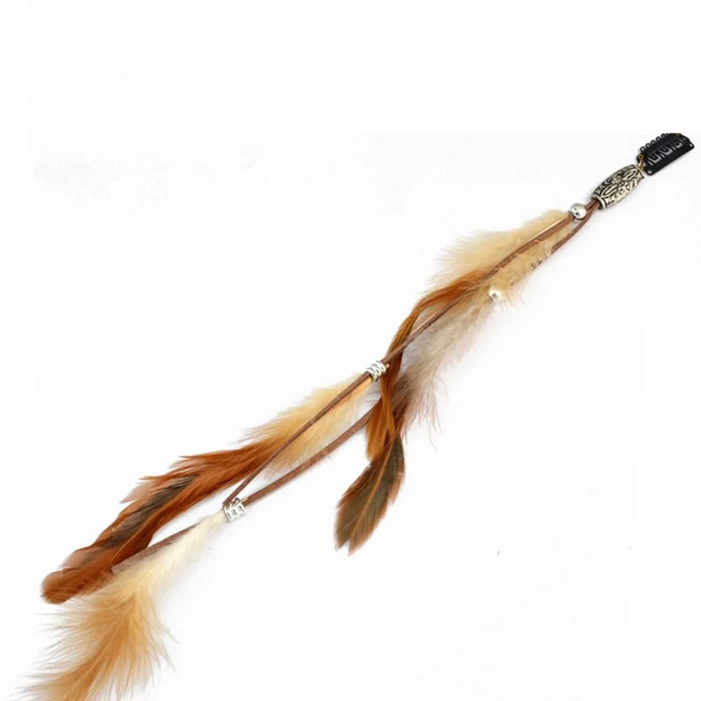 Boho-Feder-Haarklips – Wild & frei - sunny.side-Productions