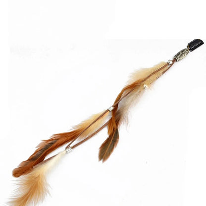 Boho-Feder-Haarklips – Wild & frei - sunny.side-Productions