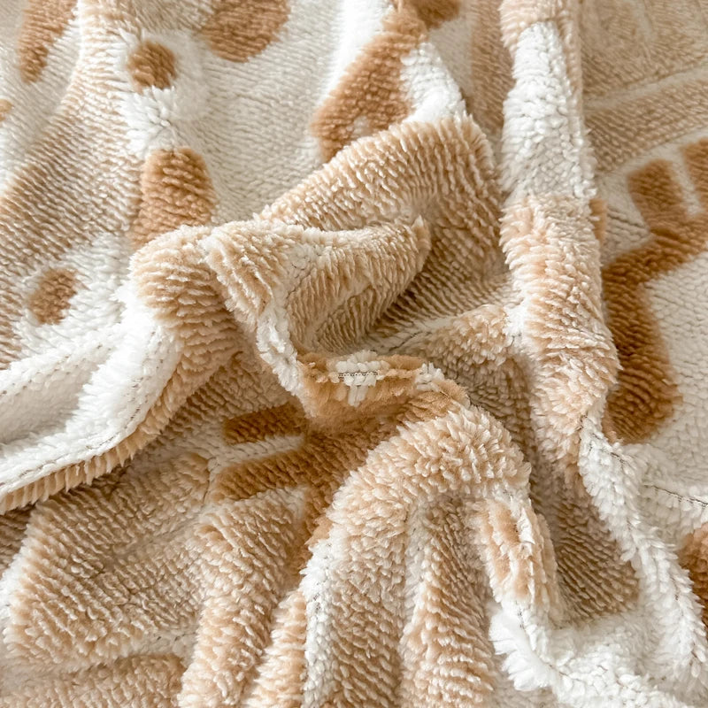 Boho-Fleece-Decke – Ruhe & Geborgenheit